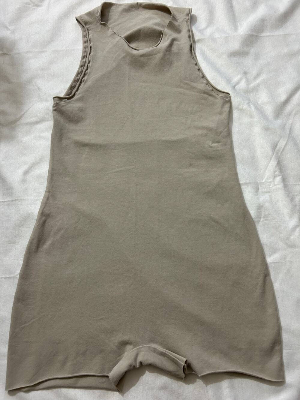 Skims NWOT Raw Edge Romper Mica Size Large